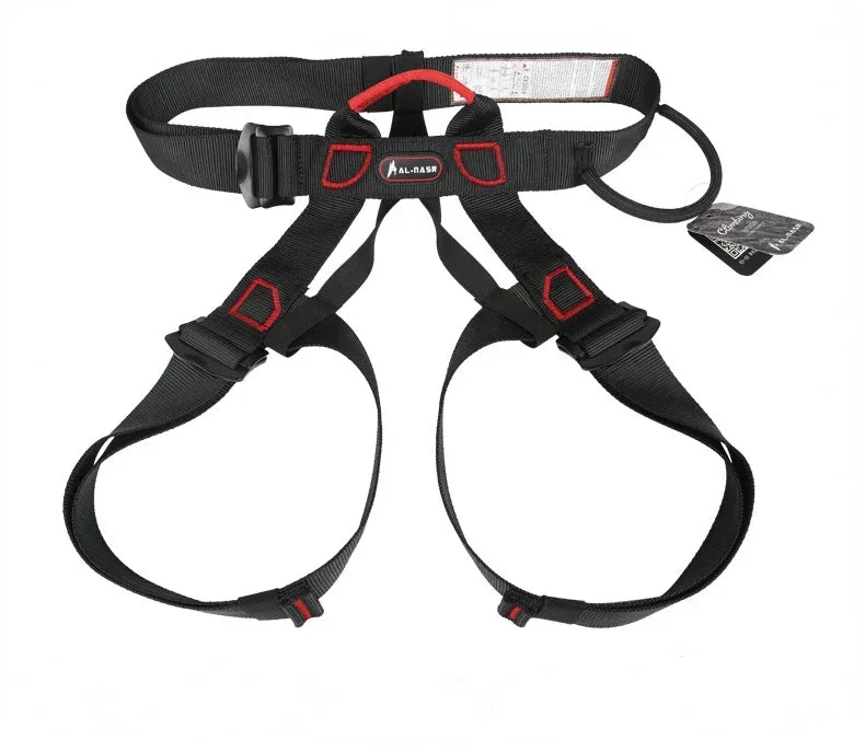 Professional Climbing Harness Safe Seat Belt for Rescue High Level Caving Climbing Adjustable Rappelling Equipment Half Body