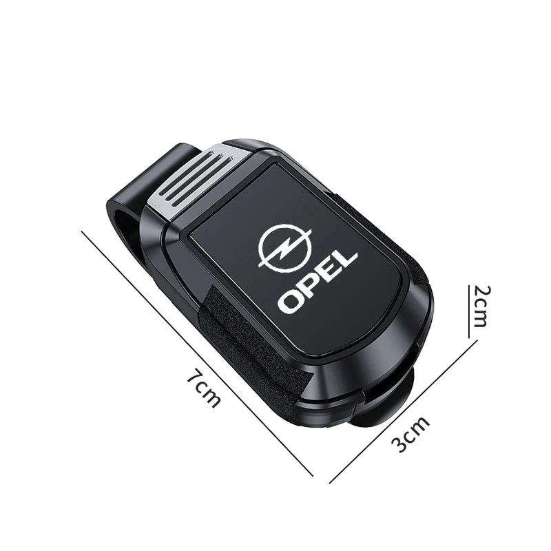 Opel Car Eyeglass Storage Clip Sun Visor Sunglasses Card Holder for Corsa Adam C Zafira A OPC Vivaro D Astra Meriva Vectra H G J