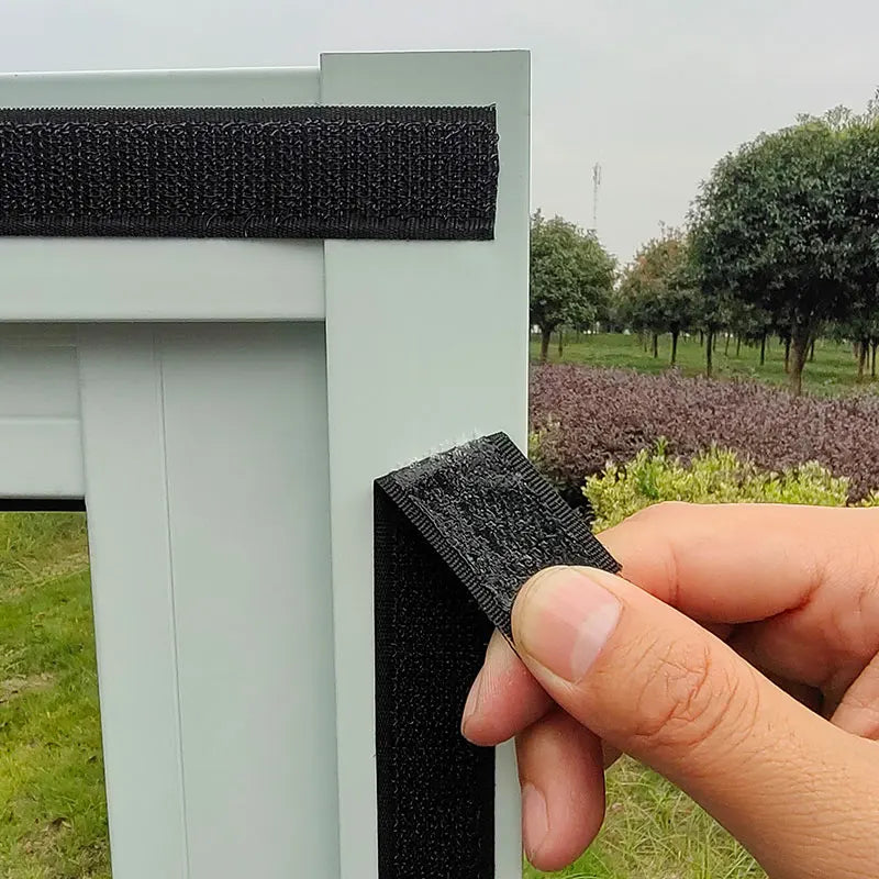 Screen window accessories with adhesive tape, hook surface, nylon buckle, strong adhesion, easy to remove