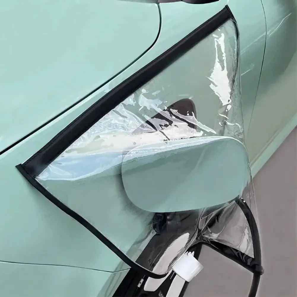 Charger Port Cover Waterproof Cover Electric Car Charging All Weather Protection Accessories Outdoor Q0I7
