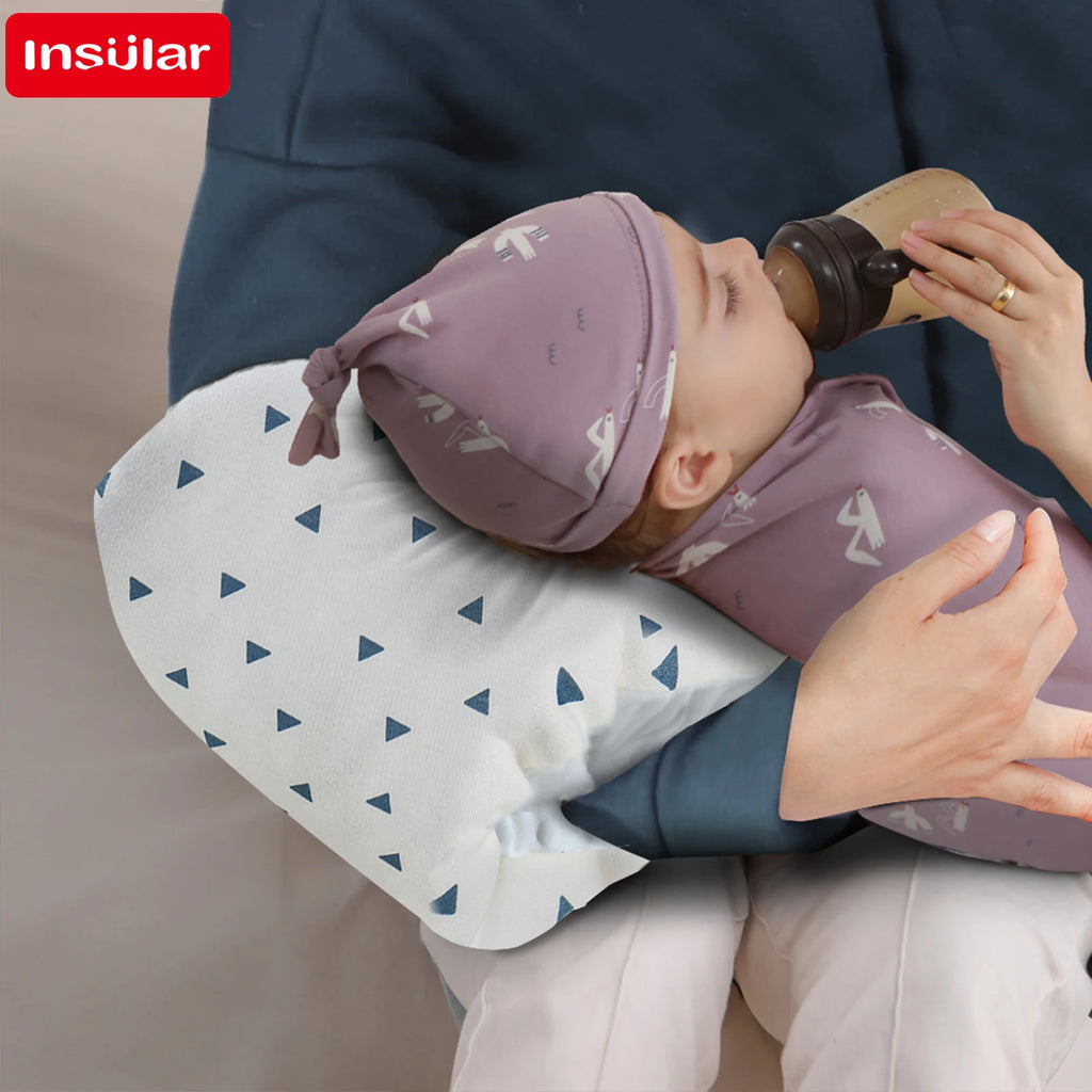 Baby Nursing Pillow Pure Cotton Breastfeeding Arm Support Infant PP Cotton Fleece Thickened Comfortable HeadPad for Newborns