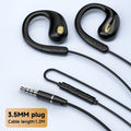 YTOM A13 TYPE C 3.5mm Wired Earphone Open Ear Headphones Bass Stereo Game Music Earplugs Noice Cancelling earbuds PK AK6 EDX