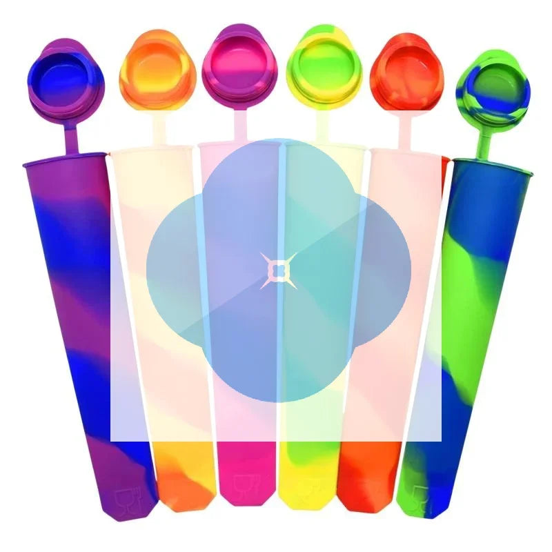6Pcs Popsicles Molds DIY Popsicle Maker Summer Ice Cream Yogurt Jelly Ice Mold Freeze Cream Maker Kitchen Tool Accessory