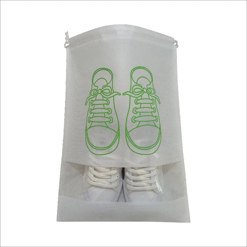 10/5pcs Shoes Storage Bags Closet Organizer Non-woven Travel Portable Bag Waterproof Pocket Clothing Classified Hanging Bag 2025