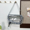 Fashion Transparent Crossbody Bag Versatile Large Capacity Shoulder Bag PVC Handbag