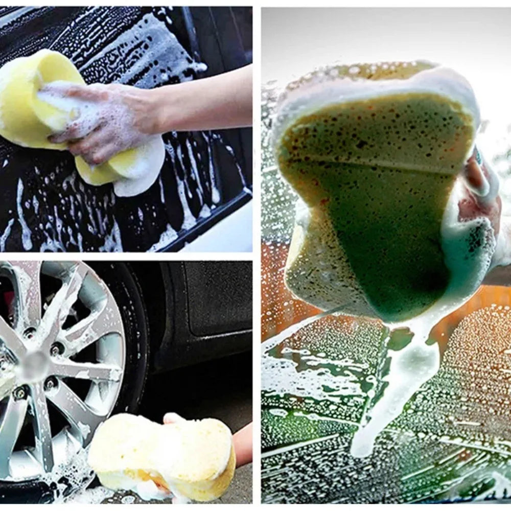 1/5PCS Car Wash Sponge Honeycomb High Density Cleaning Foam Block for Auto Detailing Vehicle Washing Car Accessories