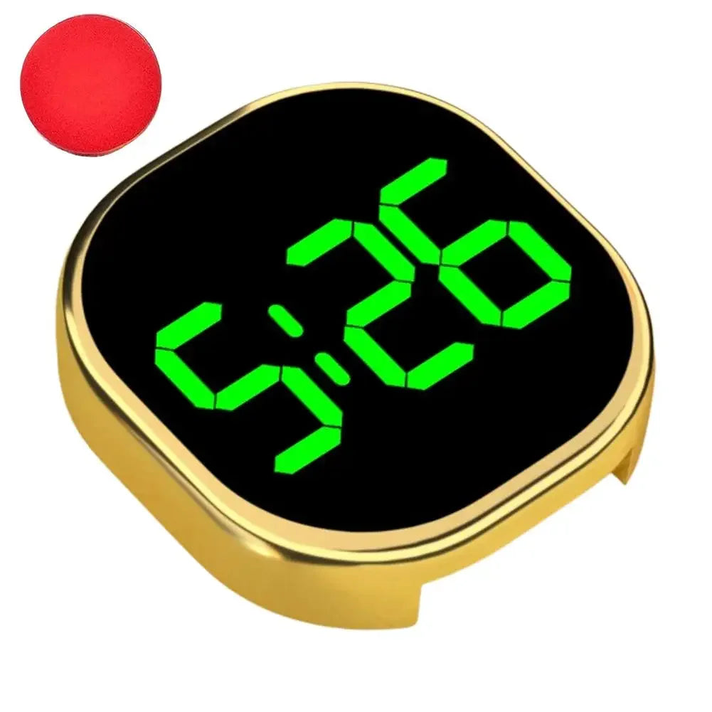 Led Car Clock Luminous Automobiles Internal Stick-on Accessories Mini Car Digital Auto Clocks Ornament P1a0