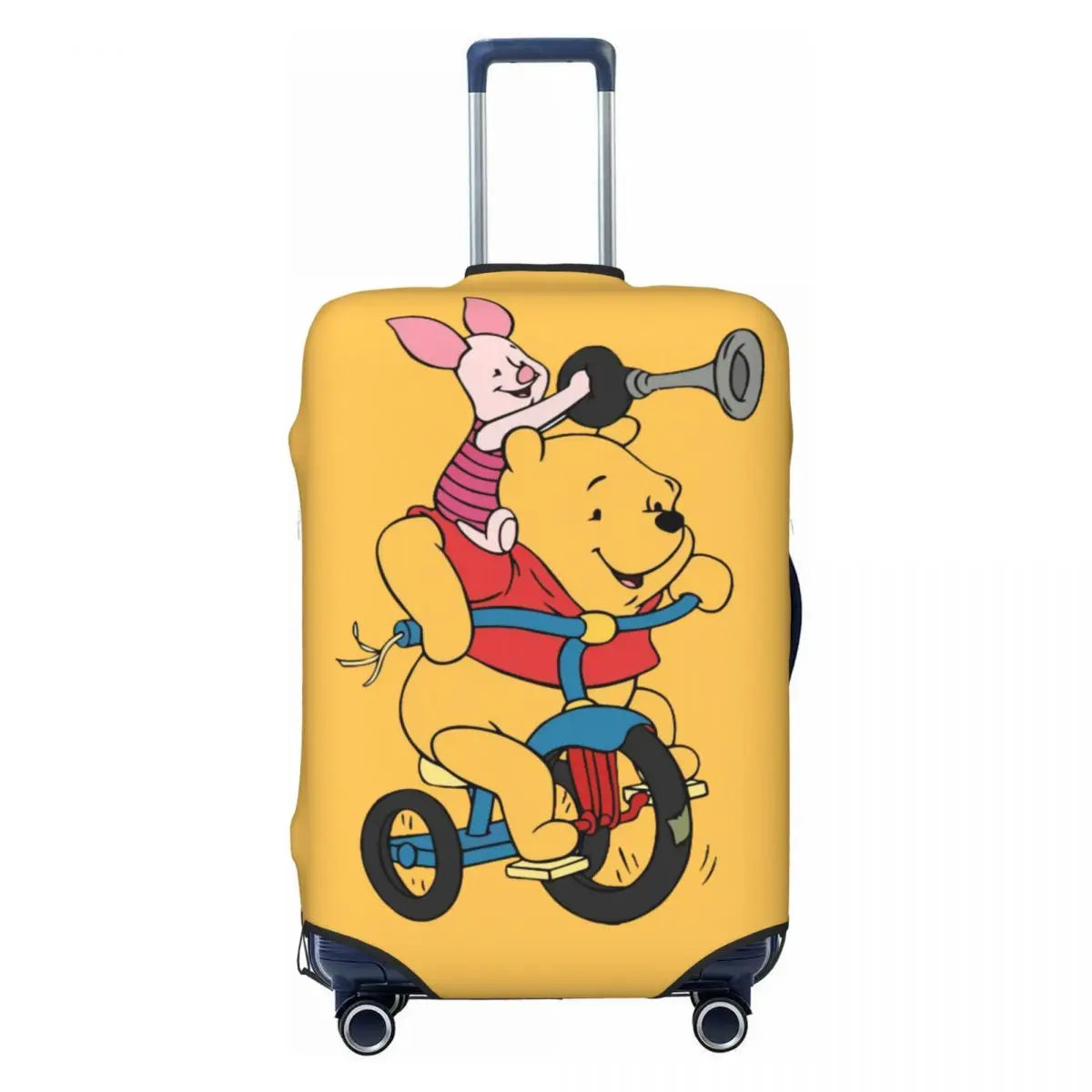 Custom My Friends Cartoon T-Tigger Pooh Luggage Cover Elastic Cartoon Travel Suitcase Protective Covers Suit For 18-32 inch