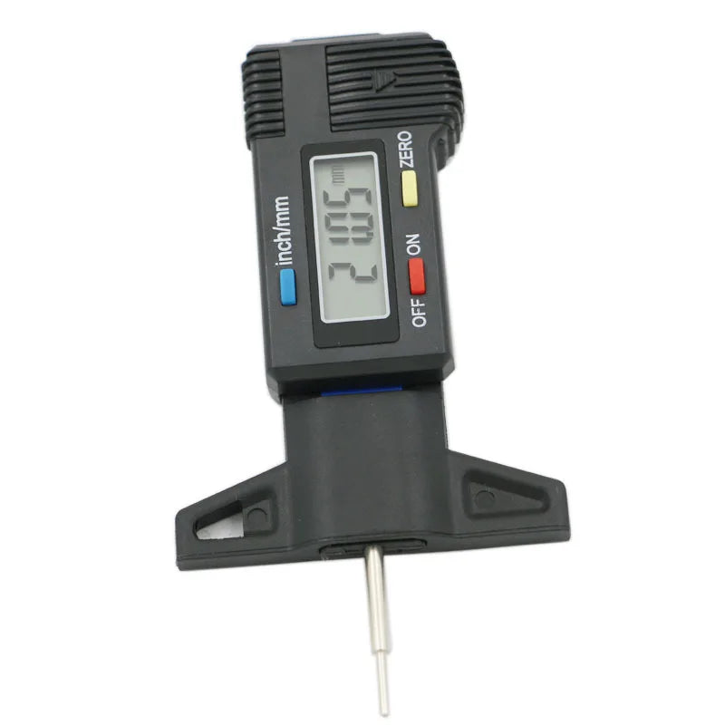 Digital Tyre Depth Gauge 0-25.4mm/0.01 Electronic LCD Tire Depth Tester Gauges Measuring Instrument Tool For Motorcycle Car