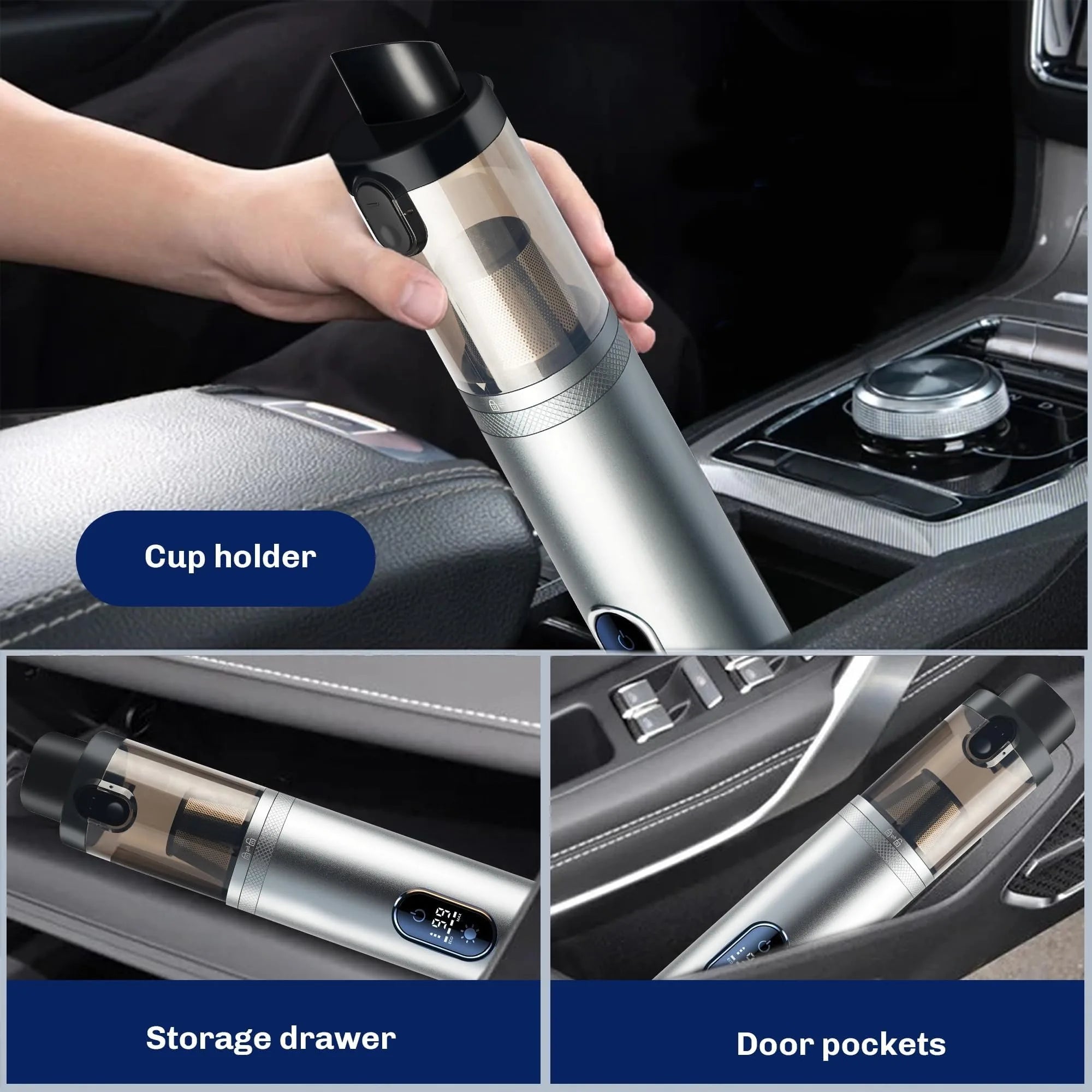 Cordless Handheld Vacuum Cleaner 30000Pa Mini Portable Wireless Cleaner for Home Office & Car Appliance Poweful Cleaning Machine