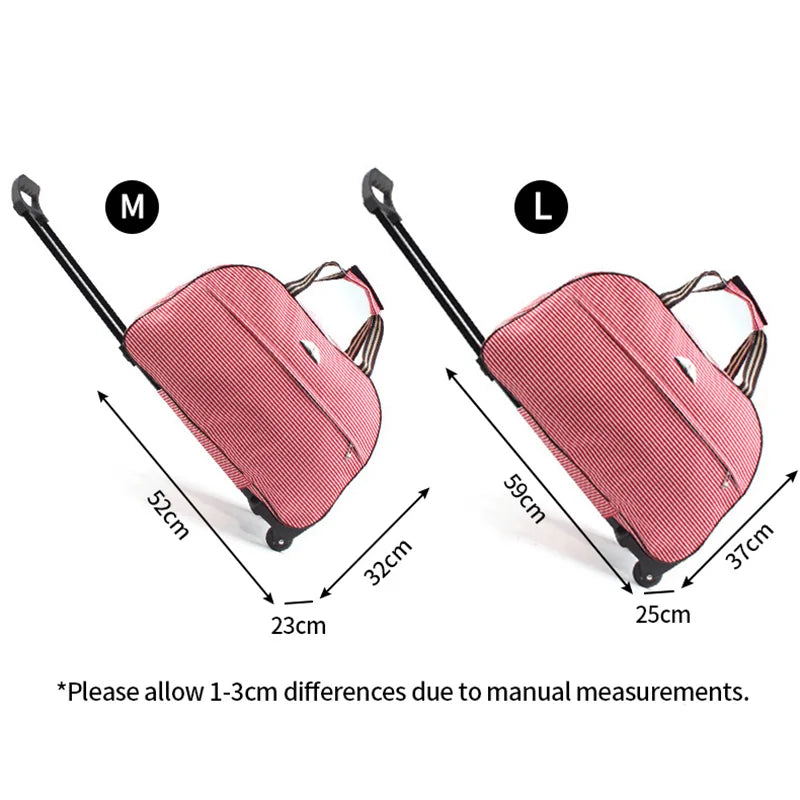 Suitcase And Travel Bags Wheels New Waterproof Large Capacity Carry On Luggage Trolley Handbag Unisex Valises A Roulettes