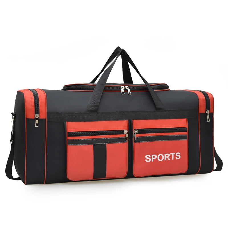 Men's Foldable Travel Bag, Sports Travel Bag, Moving Bag, Cross-Body Storage Luggage Bag