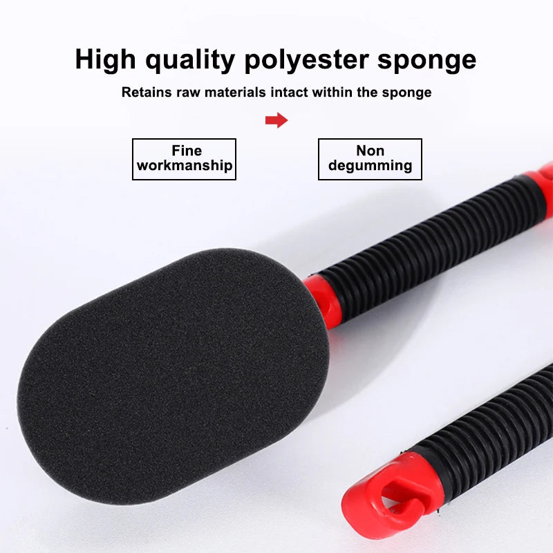 SEAMETAL Car Tire Shine Applicator Brush Sponge Pad Tire Wax Polishing Tool Auto Detailing Cleaning Brush for Vehicle Wheel Care