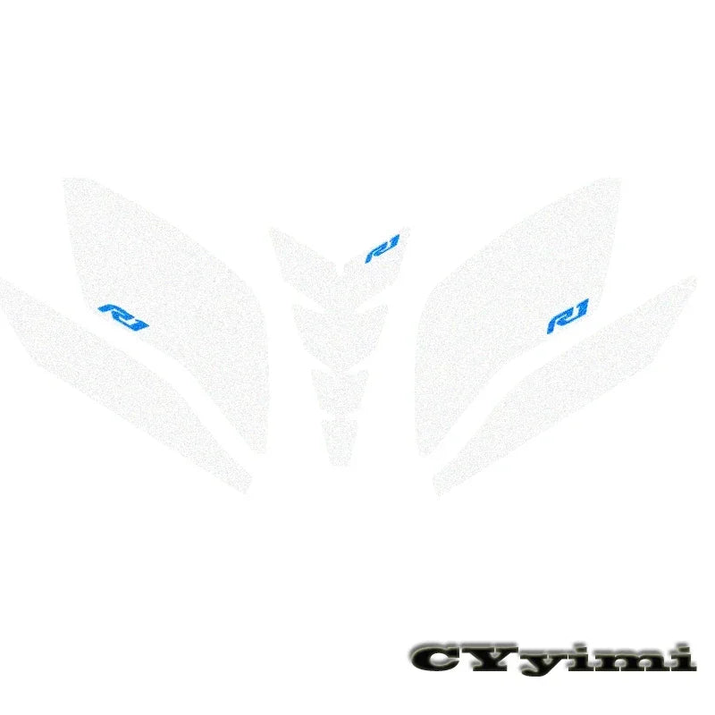 For YZF R1 R1M YZFR1 2015 - 2021 Motorcycle Accessories Side Fuel Tank Pads Protective Stickers Knee Grip Traction Pad