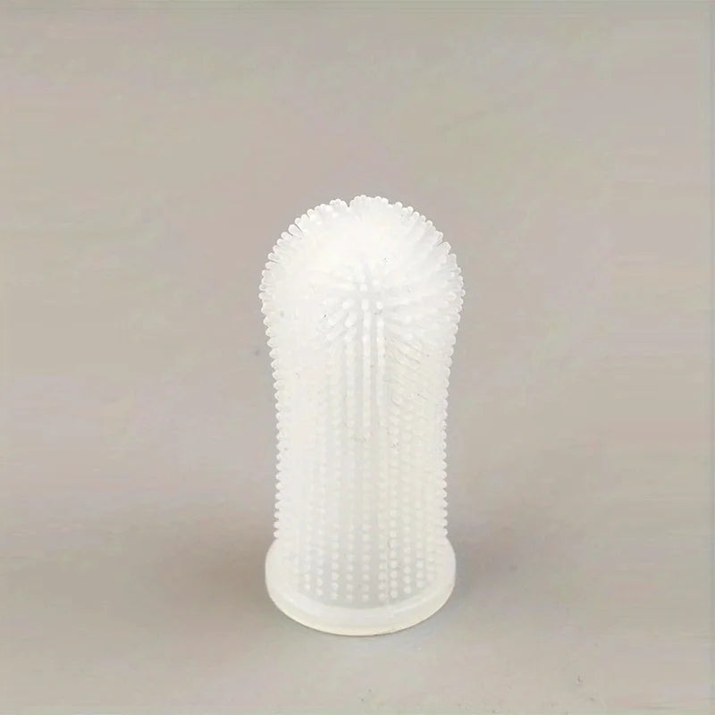 4PCS Ultra-Soft Pet Finger Toothbrush for Cats and Dogs, Gentle Teeth Cleaning & Oral Care Tool