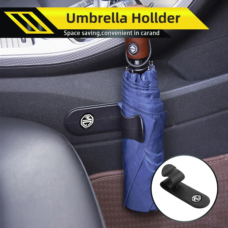 Car Umbrella Holder Fixing Bracket Car Trunk Fastener Clip Backpack Hanging Hook For Morris Garages MG 3 5 6 7 HS ZS GS TF GT ZR