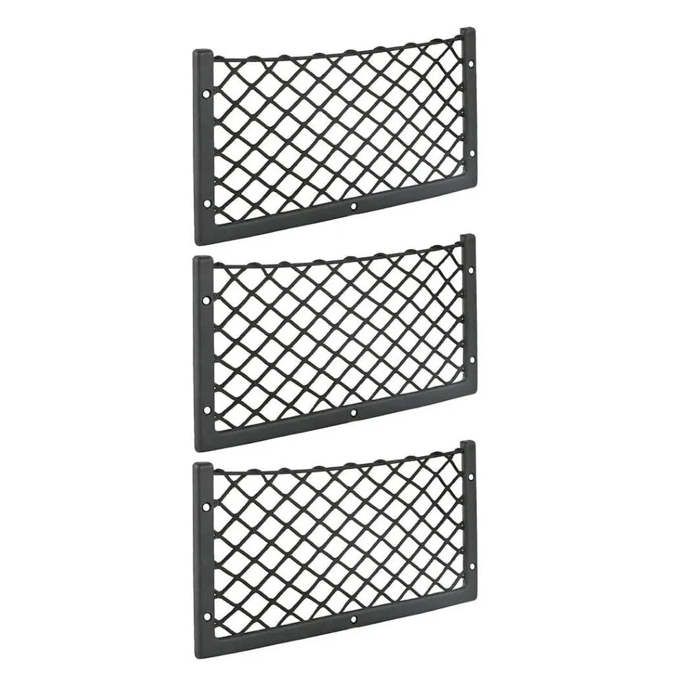 1/2/3pcs Car Mesh Bag Holder Car Storage Mesh Bag with Frame Car Mesh Storage Bag