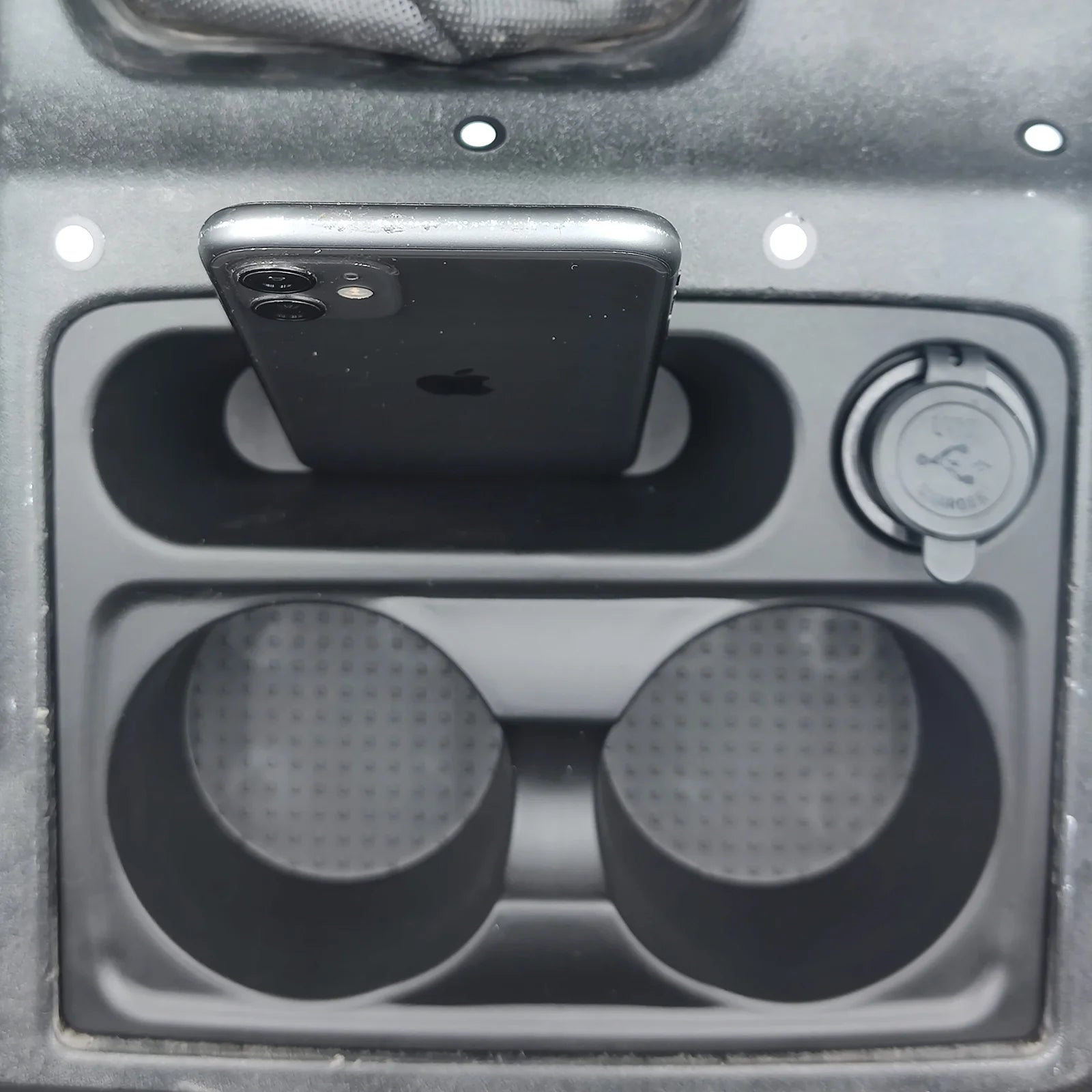 With USB Water Cup Holder for V73 V75 V77 Mitsubishi Pajero 3 Console Box Cup Holder Shogun Montero Interior