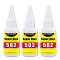 LOOLIFL 502 Super Glue 20g,Cyanoacrylate Adhesive,Super Strong Bond for Metal,Plastic, Wood, Ceramic, Rubber, with Extra Nozzles