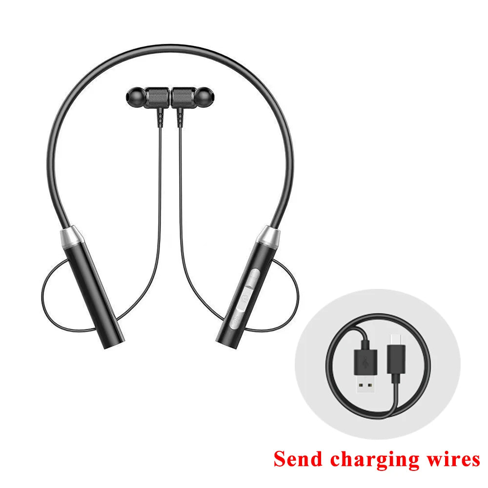 Wireless Bluetooth Headphones Neckband Earphone In Ear With Mic Headset Sport Neckband Wireless Bluetooth Earphone Headset
