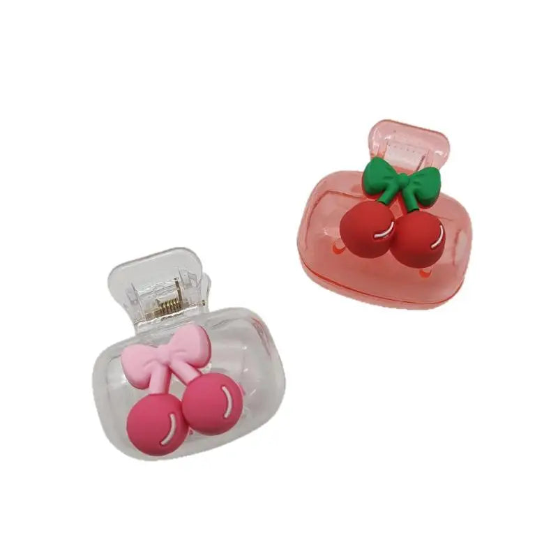 Cherry Bow Design Toothbrush Head Case Protective Cap For Kids Travel Dustproof Oral Care Accessory