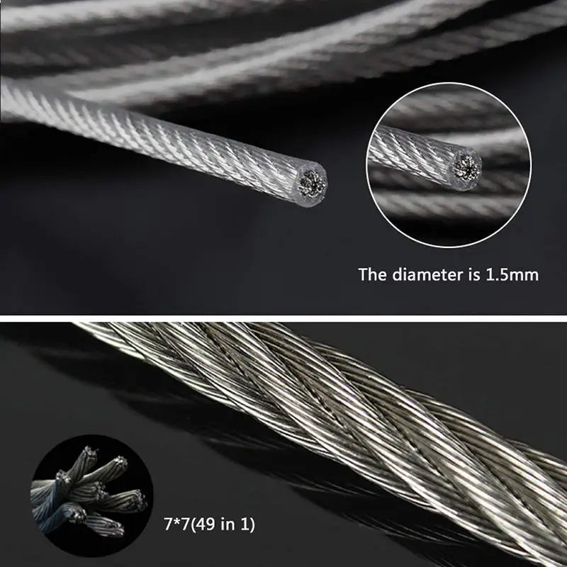 0.5-1.5m Travel Laundry Rope Portable Clothesline Cord Indoor Outdoor Camping Travel Courtyard Multipurpose Adjustable Lanyards