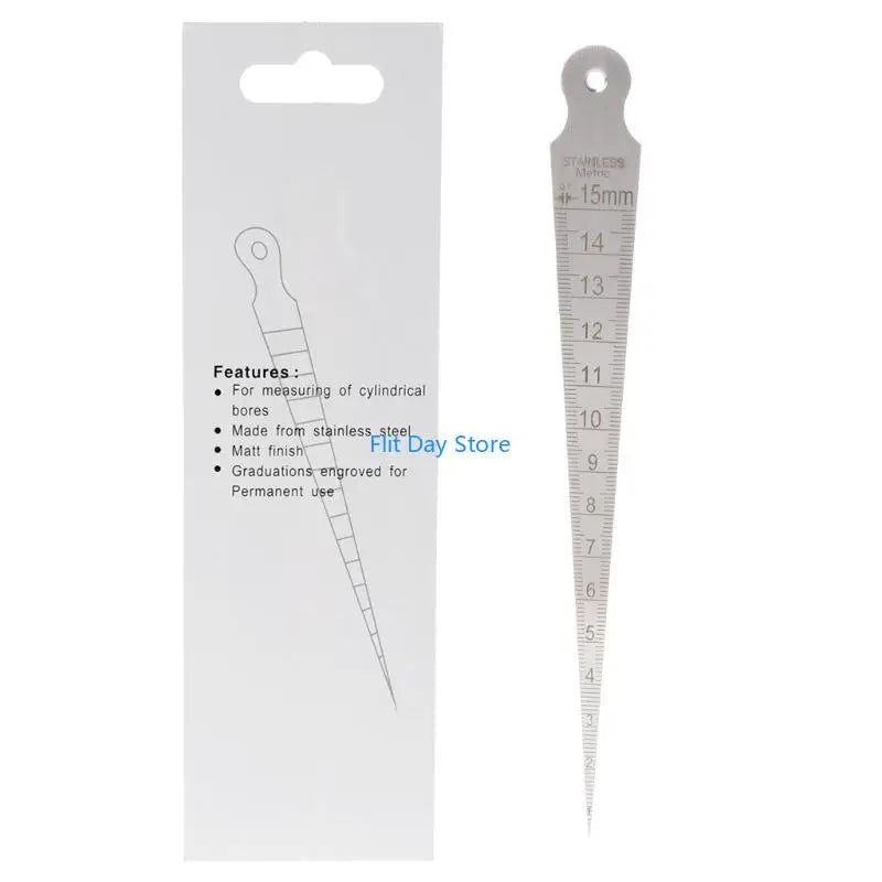 F92C 1-15mm Stainless Steel Taper Gauge for Diameters of Small Holes/Slots Accurate