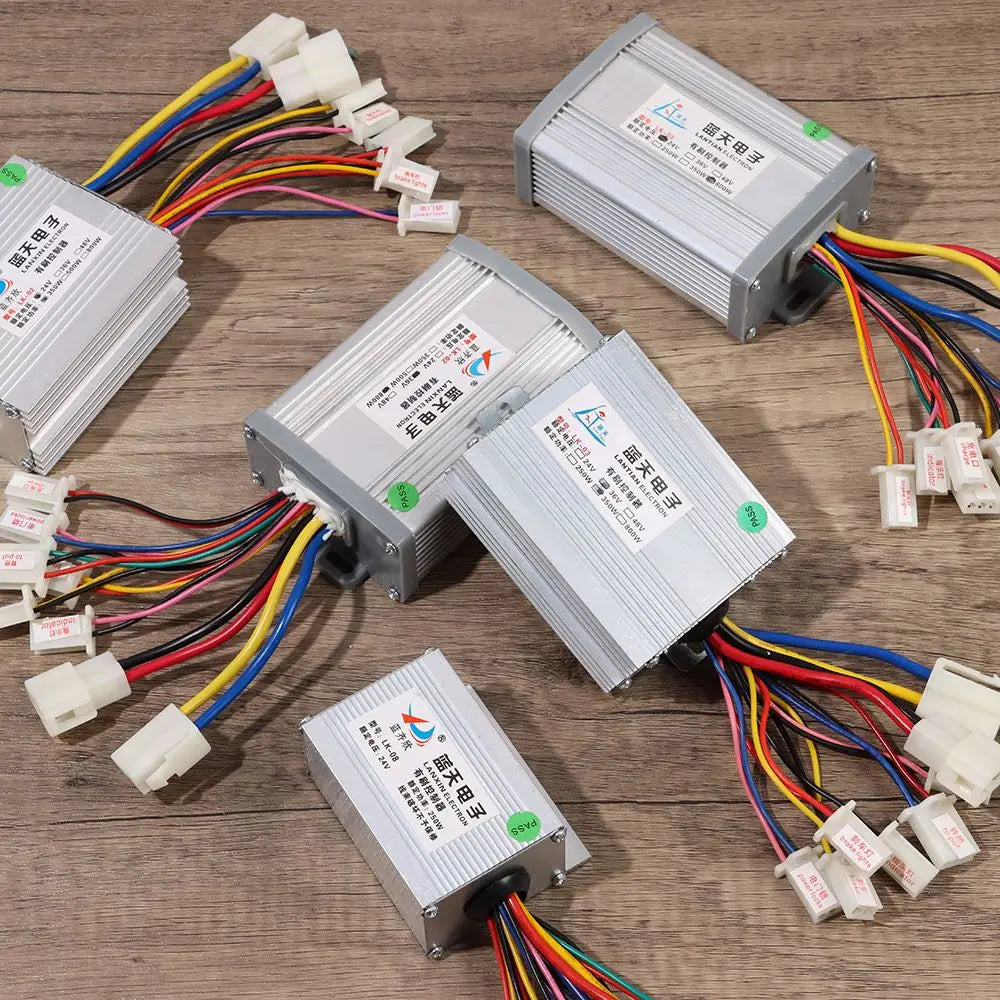 E-bike Accessories 24V/36V/48V Electric Bicycle Parts Bicycle Controller Brushed Controller Electric Bike Motor