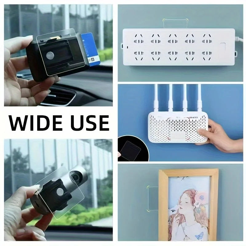 20/40Pcs Super Adhesive Double-Sided Tape Transparent Square Wall Sticker Bathroom Seamless Waterproof Nano Tape Patch