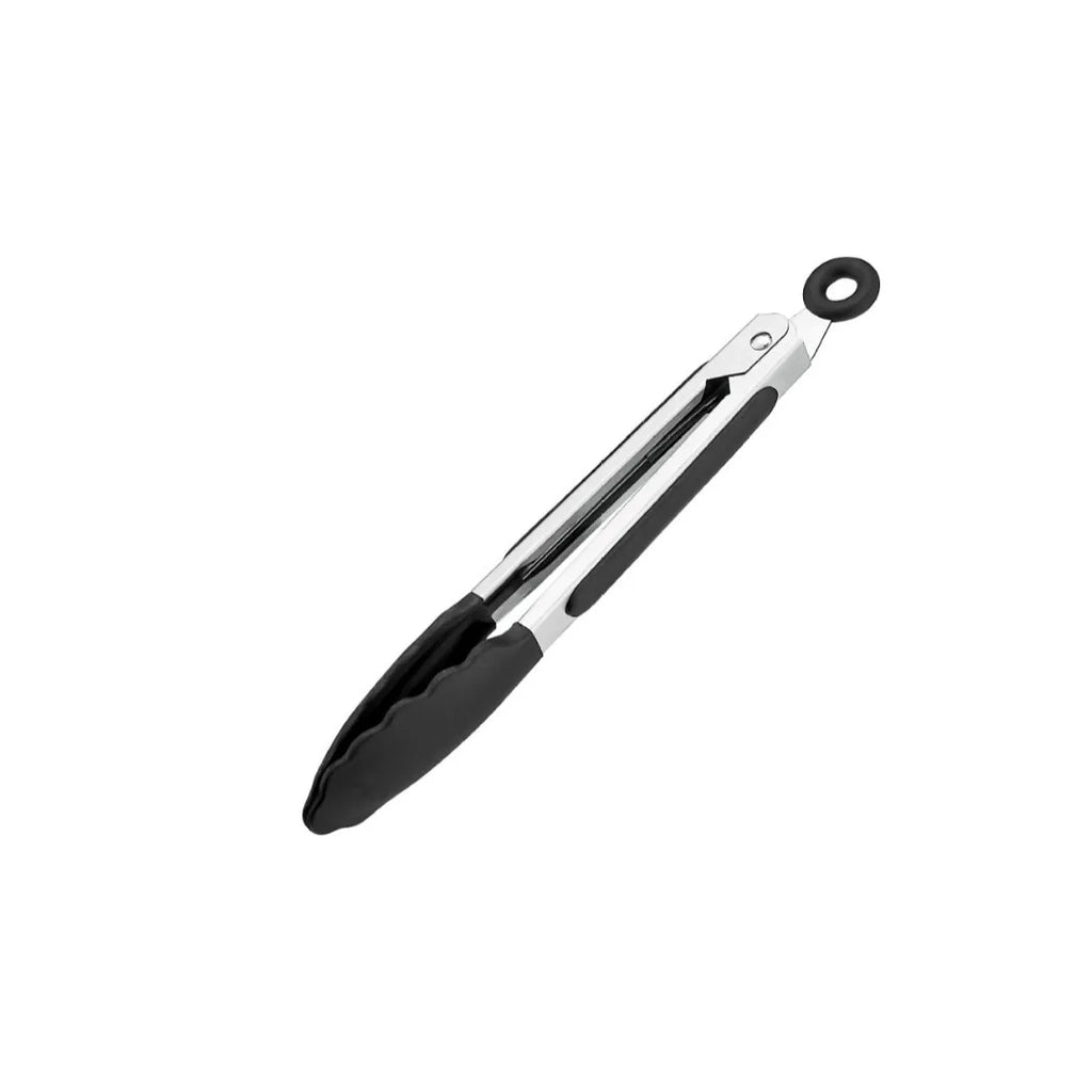 7/9/12inch Silicone Kitchen BBQ Tongs Stainless Steel Locking Cooking Tongs with Silicone Tips Non-Slip Food Tongs for Cooking