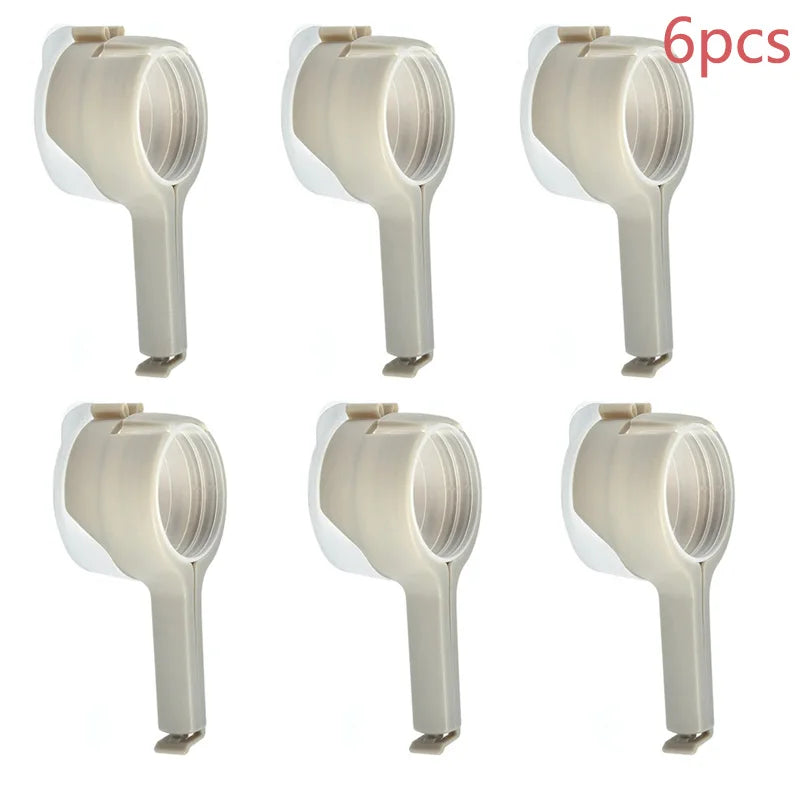 Snack Sealing Clip Fresh Keeping Sealer Clamp Plastic Food Saver Travel Kitchen Gadgets Seal Pour Food Storage Bag Cap Clip