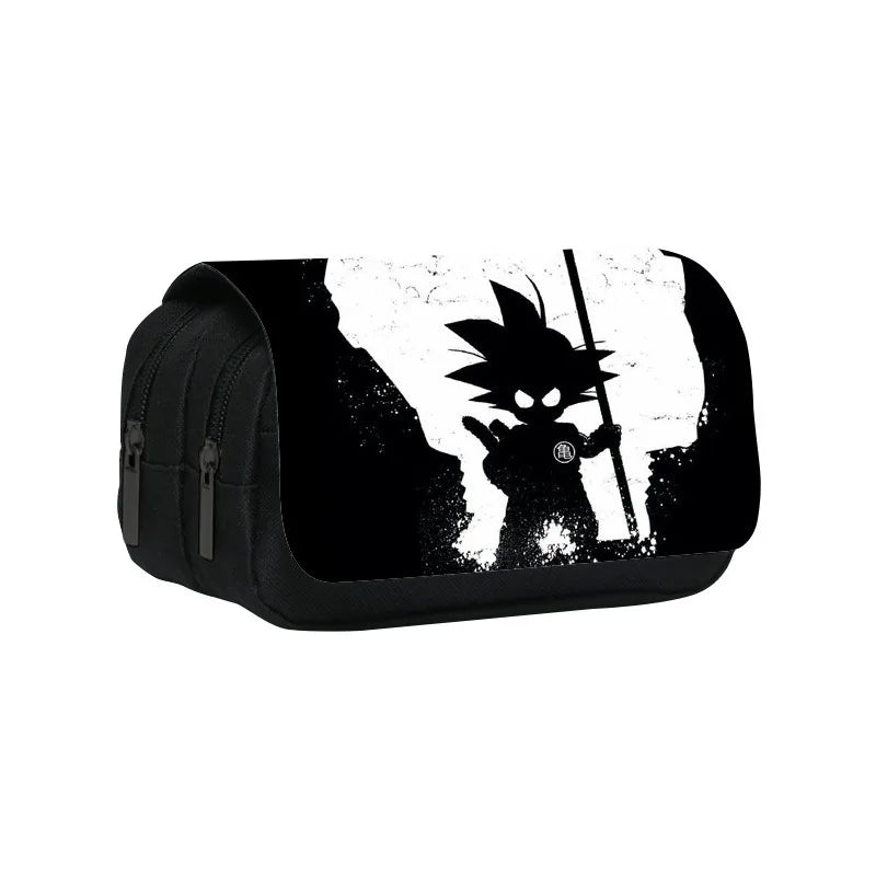 Dragon Ball Goku Anime Pencil Case Big Pencil Bags Stationery Pen Case For Boys Trousse Double Layer School Pencil Case
