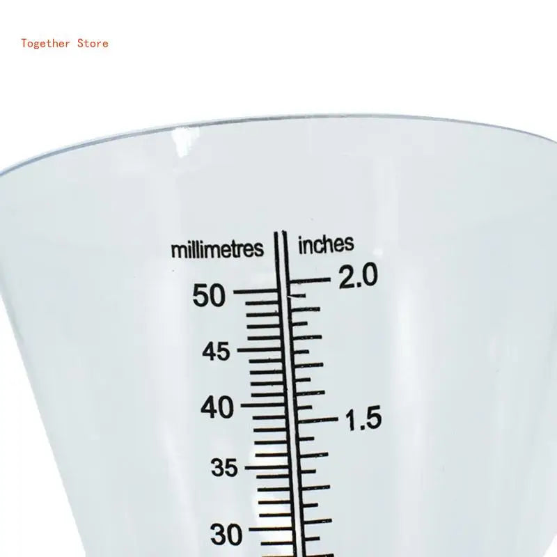 Outdoor Cone-shaped Rain Gauge Practical and Accurate Yard Rainfall Gauge 6XDD
