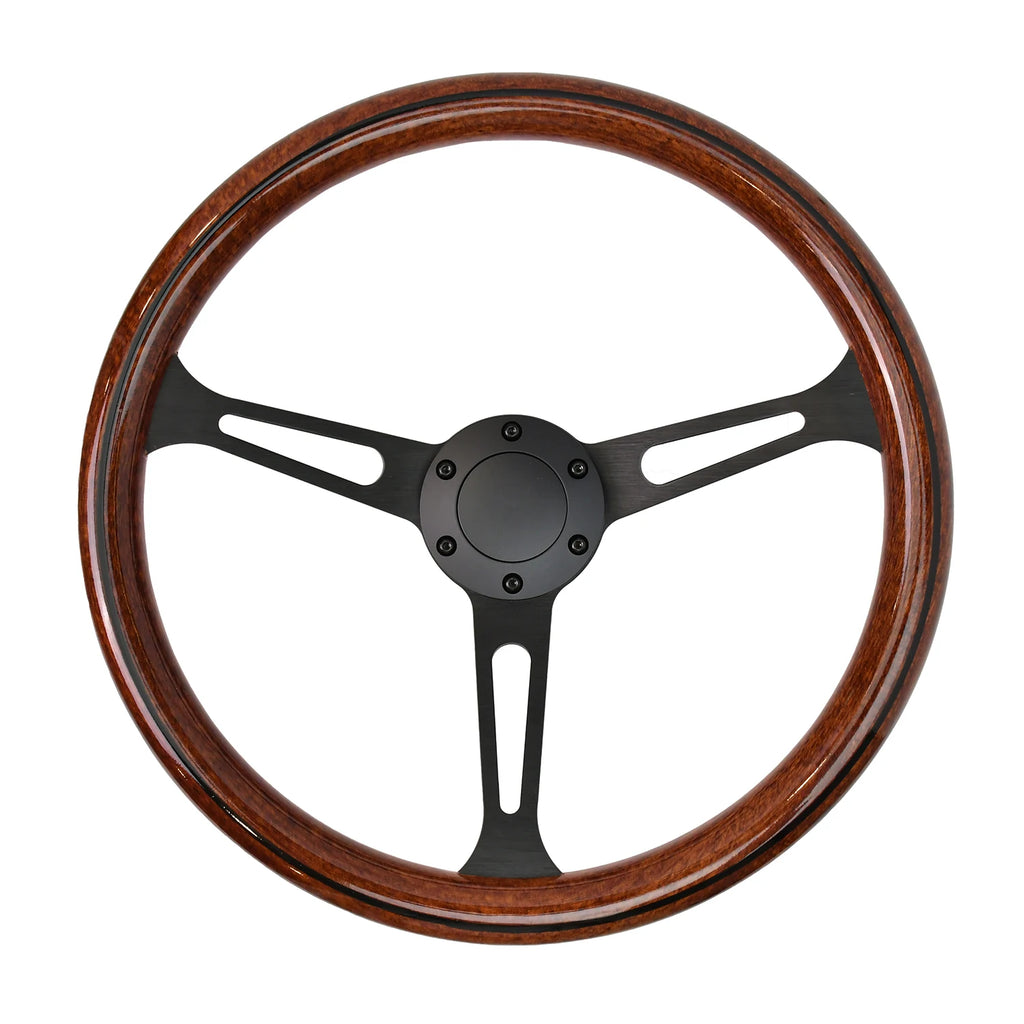 380mm Round Hole Bracket Steering Wheel ABS Material with Rivets for Automotive Accessories