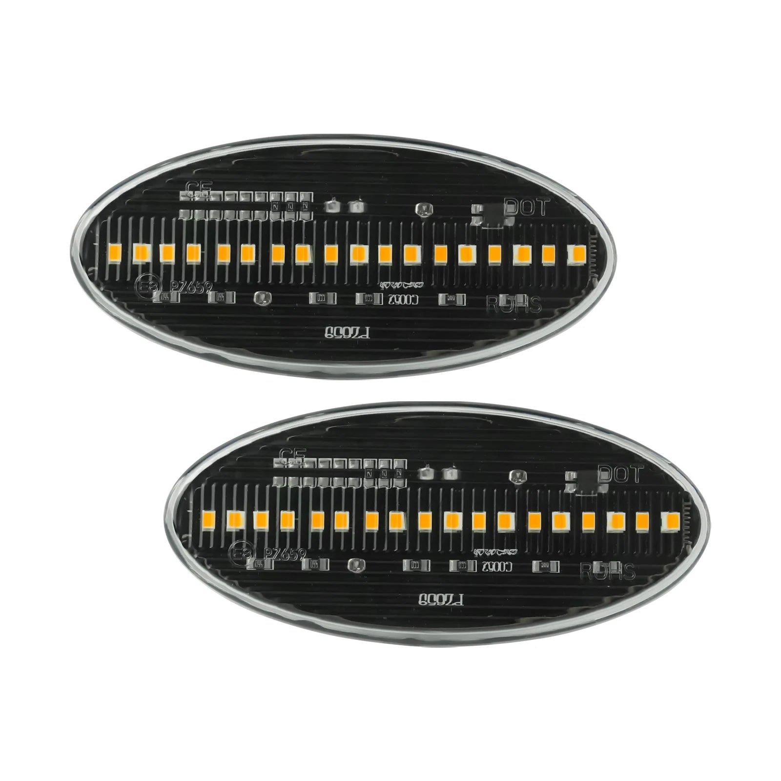 For 10+ Renault Master III Nissan NV400 Opel Movano B MK2 Amber LED Side Indicator Turn Signal Repeater Light