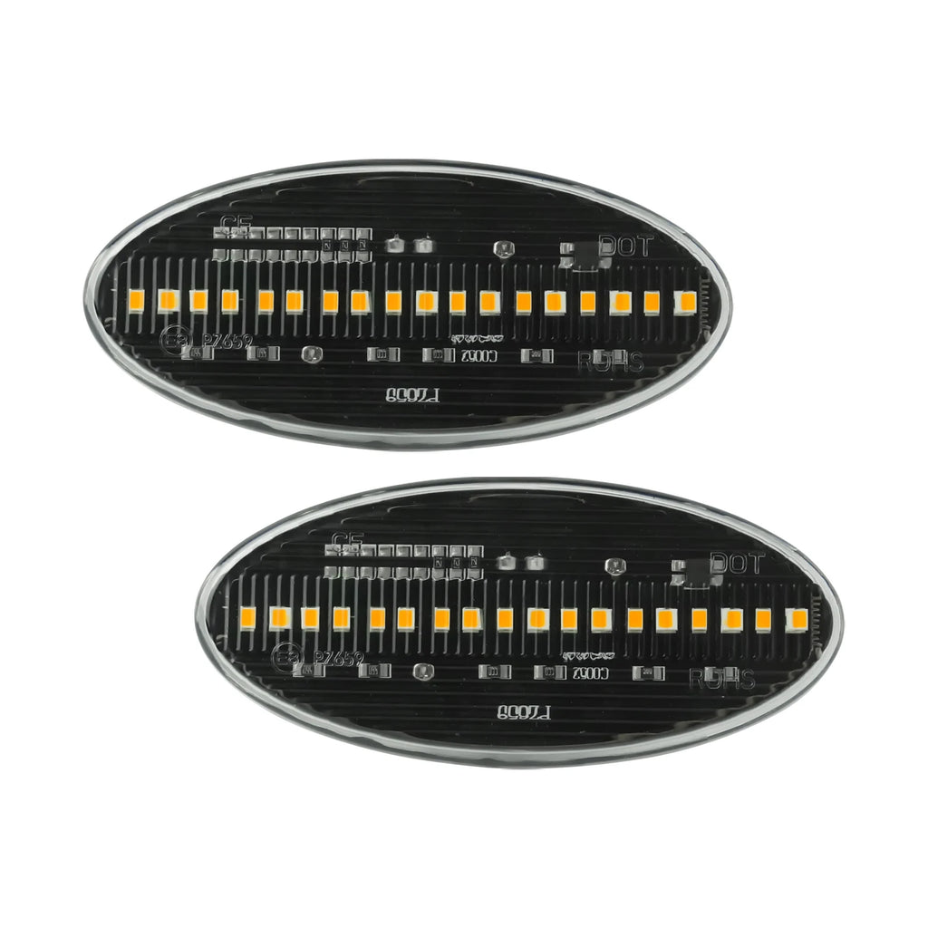 For 10+ Renault Master III Nissan NV400 Opel Movano B MK2 Amber LED Side Indicator Turn Signal Repeater Light