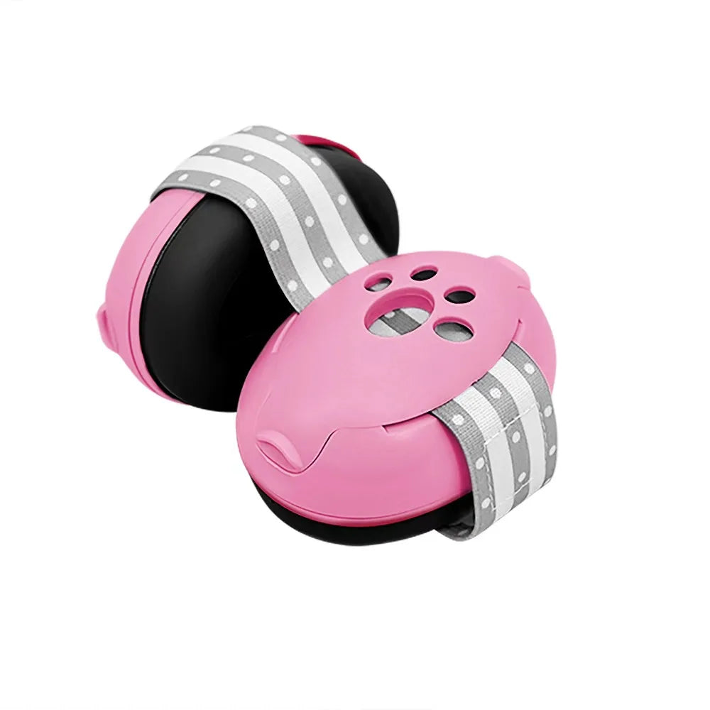 Ear Muffs for Infants with Elastic Headband, Baby Earmuffs Ideal for Flights, Baby Ear Noise Reduction Earmuffs - Baby Headphone