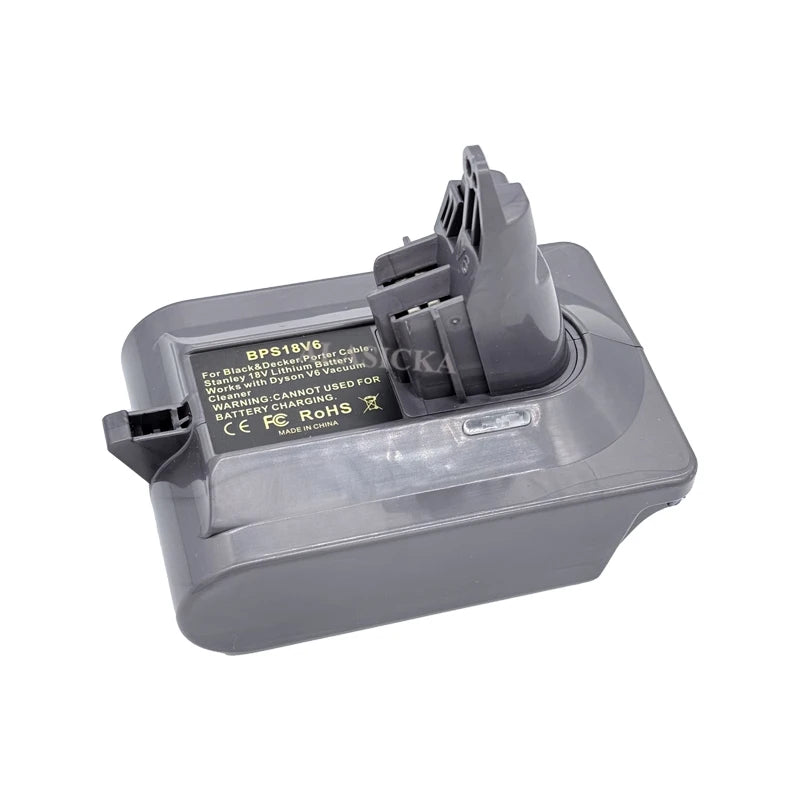 Battery Adapter Converter BPS18V6 for Black Decker 18V Lithium Battery LB2X4020 Converted To for Dyson V6 Series Vacuum Cleaner