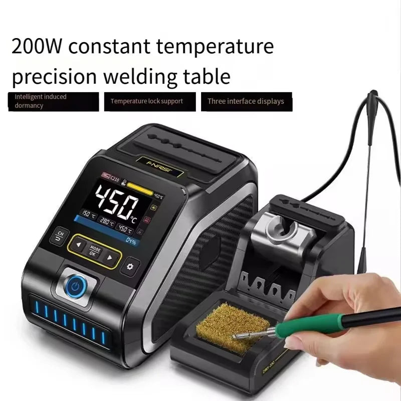 FNIRSI F210 F245 Soldering Iron Tips Welding Tools K/KU/I/C2 Universal Handle Electric Soldering Iron for  Soldering Station Kit