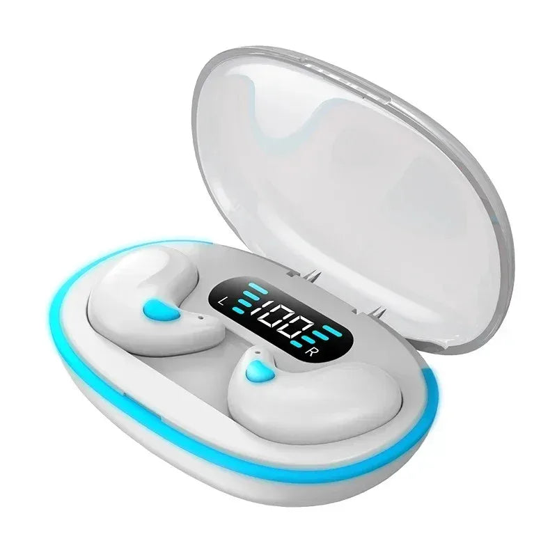 X55 Wireless Sleep Earphones - Invisible Bluetooth Earbuds for Side Sleepers, Passive Noise Reduction, Comfort All-Night