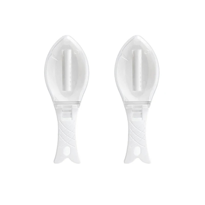 1/2/3pcs Fish Skin Brush Scraping Kitchen Fish Scale Cleaner Fast Remove Fish Knife Cleaning Peeler Scaler Scraper Kitchen Tool