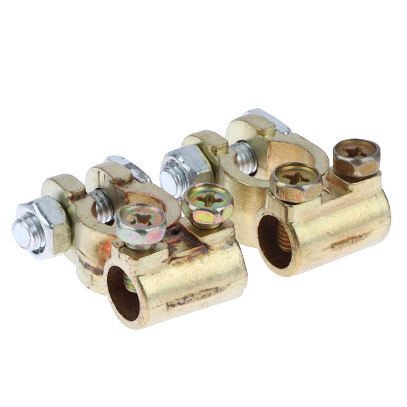 【MOPB】1 Pair 12V Clamps Car Caravan Quick Release Battery Terminal Connectors Petite ouverture 11-13mm