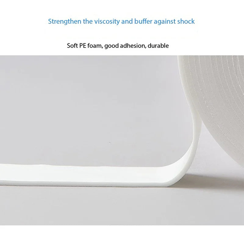 4M Heavy Duty Foam Double-Sided Tape, Strong Adhesive for Home/Office/Craft/Car Decor, Waterproof & Heat-Resistant