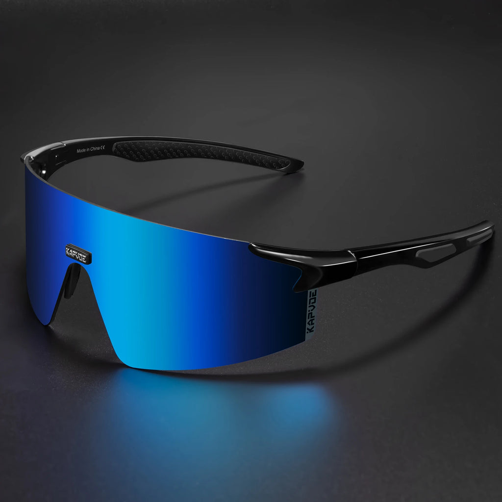 Kapvoe UV400 Fashion Sunglasses Men MTB Bike Cycling Glasses Eyewear Women Bike Outdoor Sports Night-riding glasses for racing