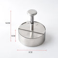 2025 Hamburger Press Hamburger Patty Maker 304 Stainless Steel Non-Stick Burger Press for Making Meat Patties and Thin Burgers