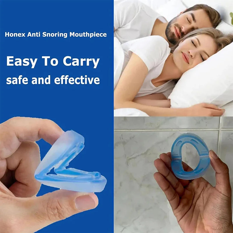 Anti Snoring Mouthpiece Reusable Snore Device Stopper Anti Snoring Mouth Guard Braces Sleeping Anti-snoring Devices For Unisex