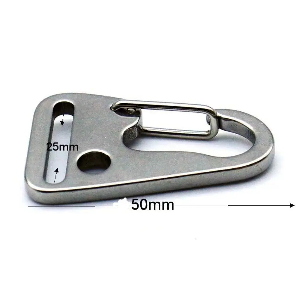 Eagle Mouth Replacement Hook Belt Carabiner Strap Buckle Outdoor Hanging Carabiner Clips Climbing Stainless Steel Tool