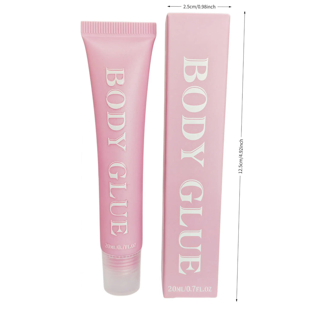 Transparent Body Glue, Gentle Quick-Dry Waterproof Anti-Slip Invisible Adhesive, Long-Lasting Secure Attachment, 1 Piece