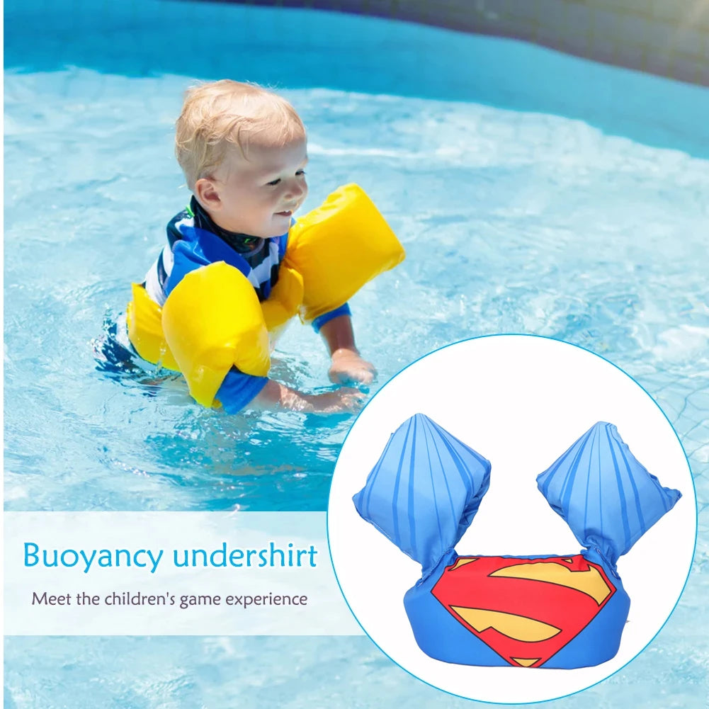 Children's Life Jacket Swimming Float Arm Band Cartoon Emergency First Aid Buoy for Pool Safety