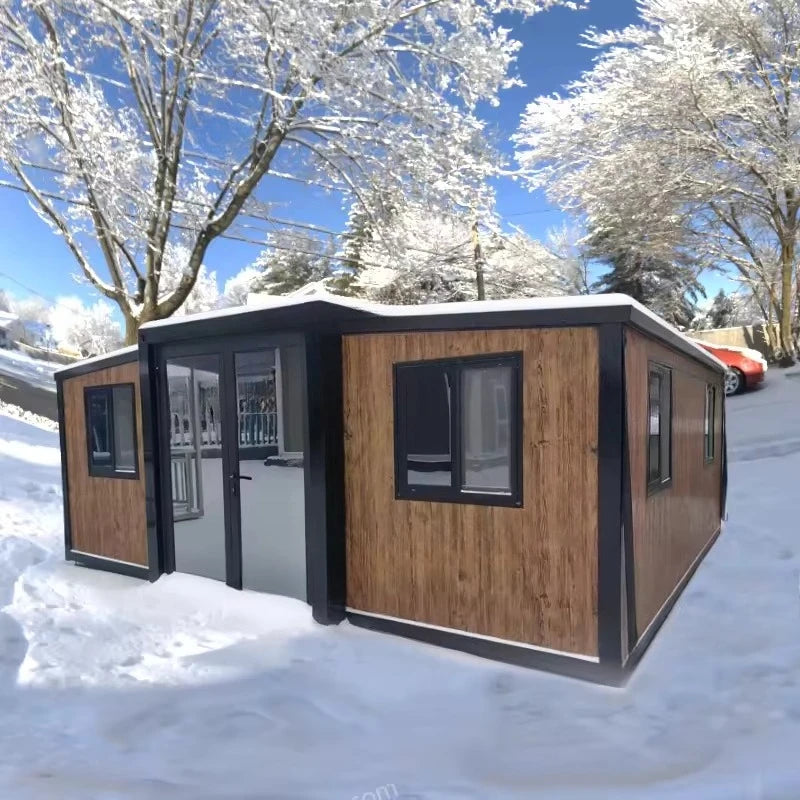 Customized Prefab Concrete House Hurricane Proof Cheap Prefabricated Portable House 2 Bed Room Expandable Container Home